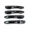 Exterior Door Handle Cover Sticker For Mercedes Benz A B C E GLC Class W177 W247 W205 W213 X253 LHD Carbon Color Car Accessories