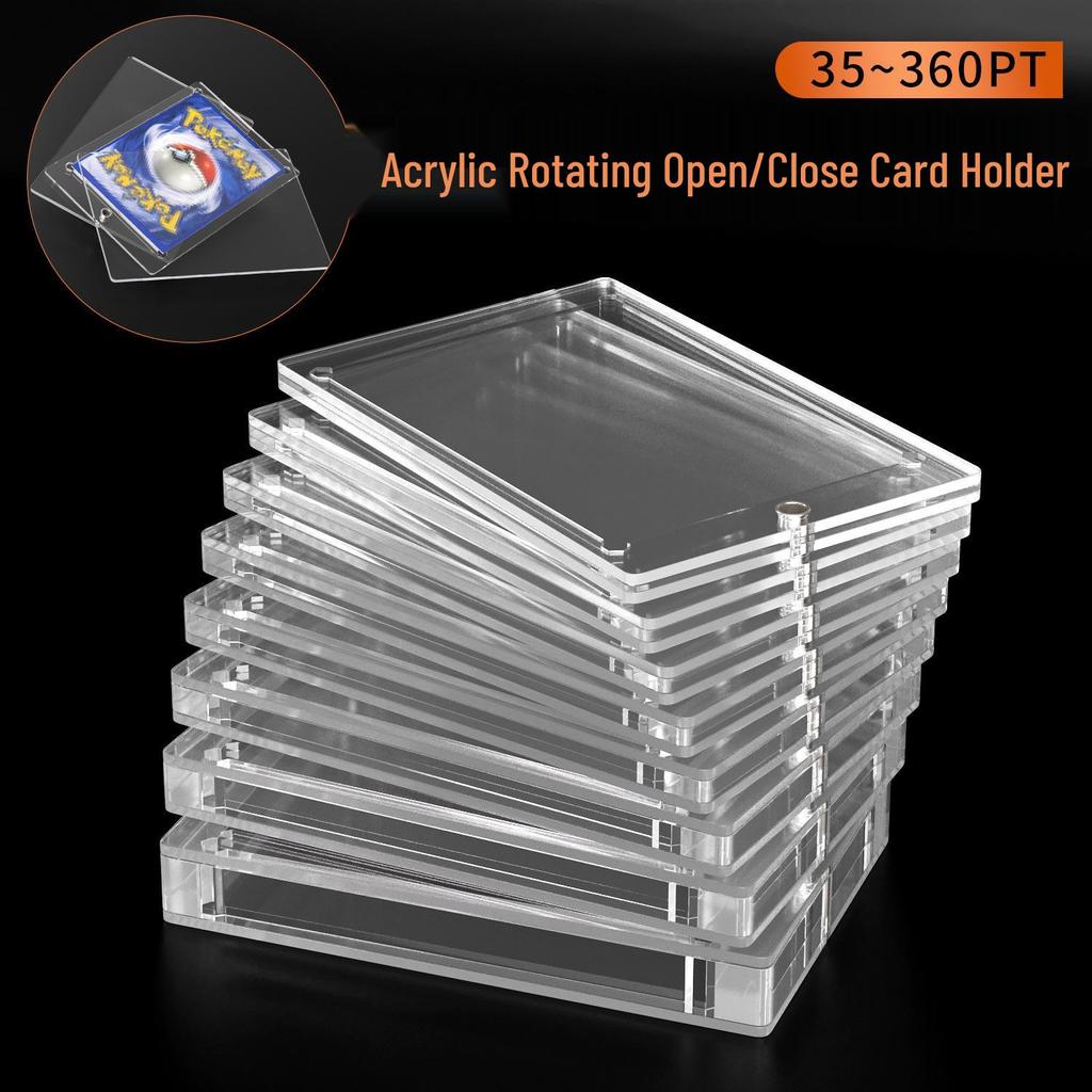 Acrylic Hinged My Little Pony Transparent Cartoon Card Holder Sleeve