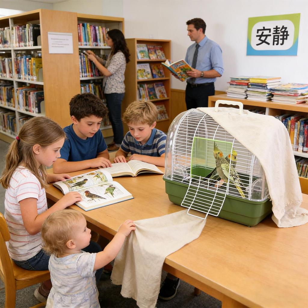 Transport Cage Breathable Small Villa Bird Cage Lightweight Bird Carrier for Small Birds Parrotlets Budgies Cockatiels Parrots