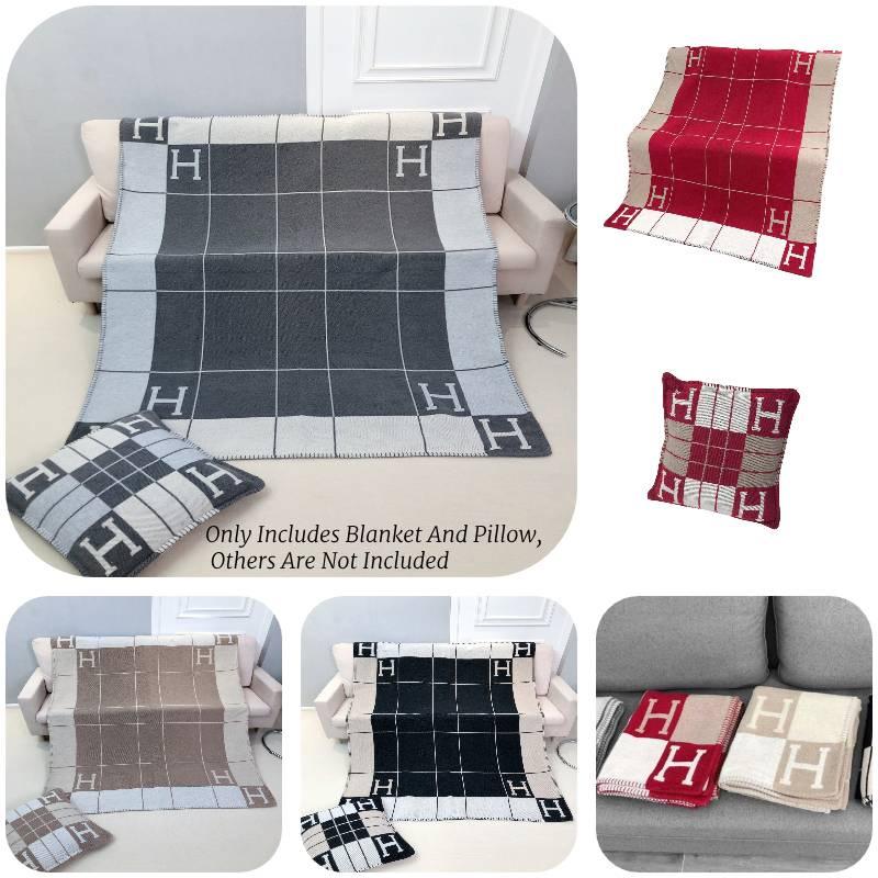 Modern And Simple Style Cashmere Blanket For Office Nap Sofa And Camping