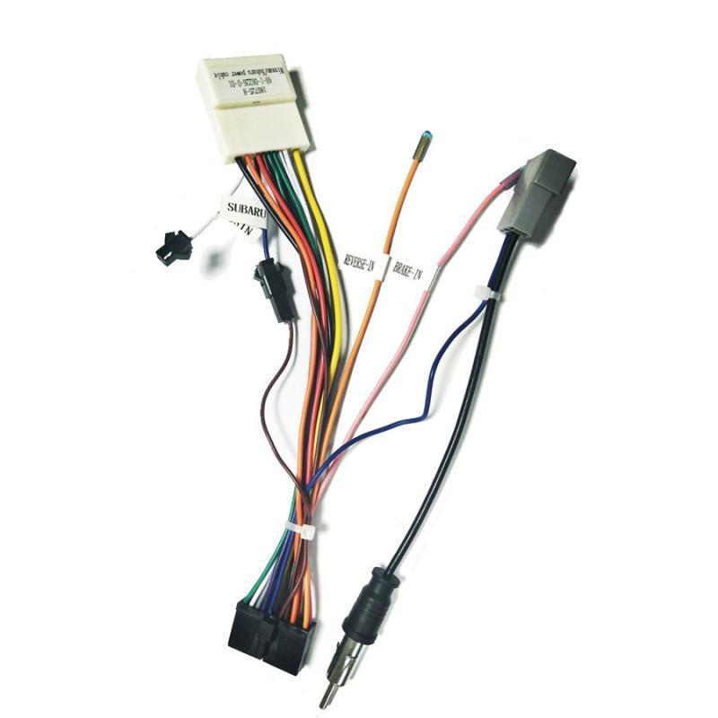 

20 Pin Wiring Harness Adapter 1 Or 2 Din Android Stereo Power Cable For Nissan