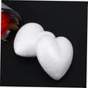 NUOLUX 10 Pieces Foam Balls for Weddings, Mini Egg Foam Balls, Rose Heart Foam Balls, Foam Eggs, White Heart Foam Balls, for Weddings