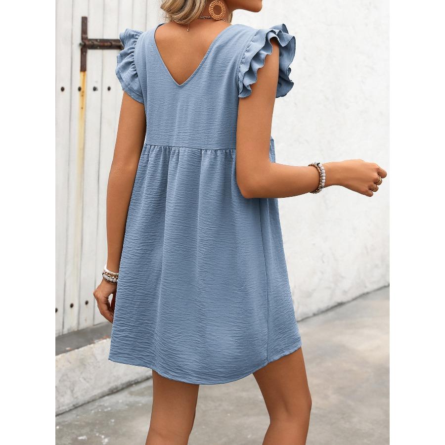 Summer Sexy Women's Cross-border Sleeveless Solid Color Dress