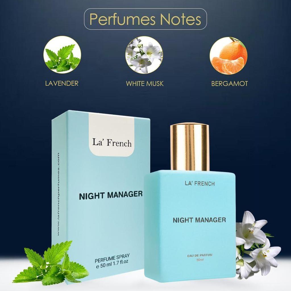 La French Night Manager Unisex Perfume 50ml | Eau de Parfum | Luxury Long-Lasting Perfume