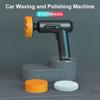 Wireless Car Polishing Machine 2000rpm Cordless Car Buffer Polisher Kit 4000mAh USB Charging Digital Display for Household Car Detailing/Waxing