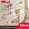 Punch-Free Wall-Mounted Bathroom Storage Rack for Basin and Toilet