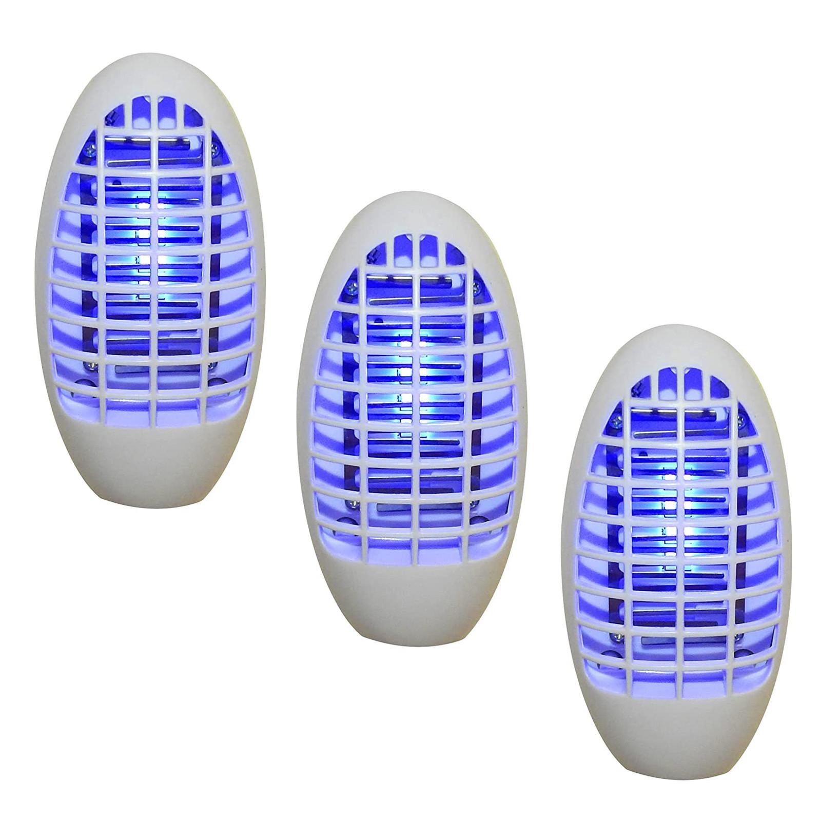 3x UV Socket Mosquito Insect Mosquito Plug Insect Lamp