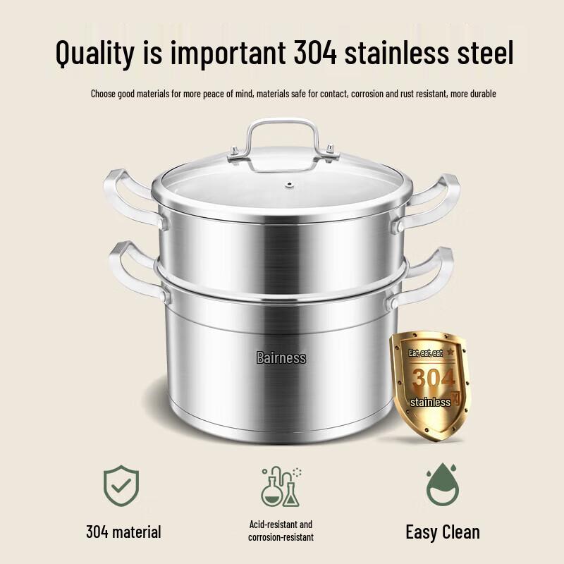 Bernice 304 Stainless Steel Steamer Pot