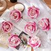 Velvet Rose Artificial Flower Heads for Home Decor & Wedding Bouquets - INS Style