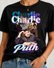 Charlie Puth Retro Collage Grafik T-Shirt und Kinder T-Shirt, Unisex Popmusik Fan T-Shirt