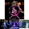 Elegant Genshin Impact Crystal Keychain With Stunning Led Colorful Light For All Occasions