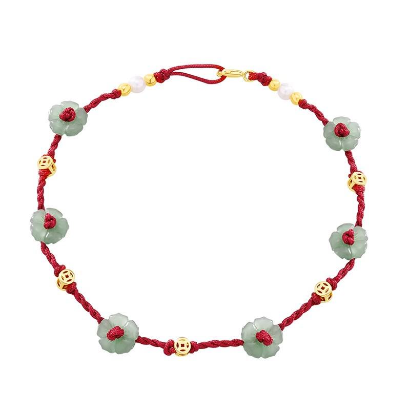 Pearl Anklet: Handmade, Fashion-Forward Woven Design, Versatile Temperament Accessory
