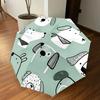 1PC Dog Pattern Umbrella-8-Rib Reinforced, Automatic Open, Lightweight & Durable, Cute Fashion Accessory for Outdoor-P91