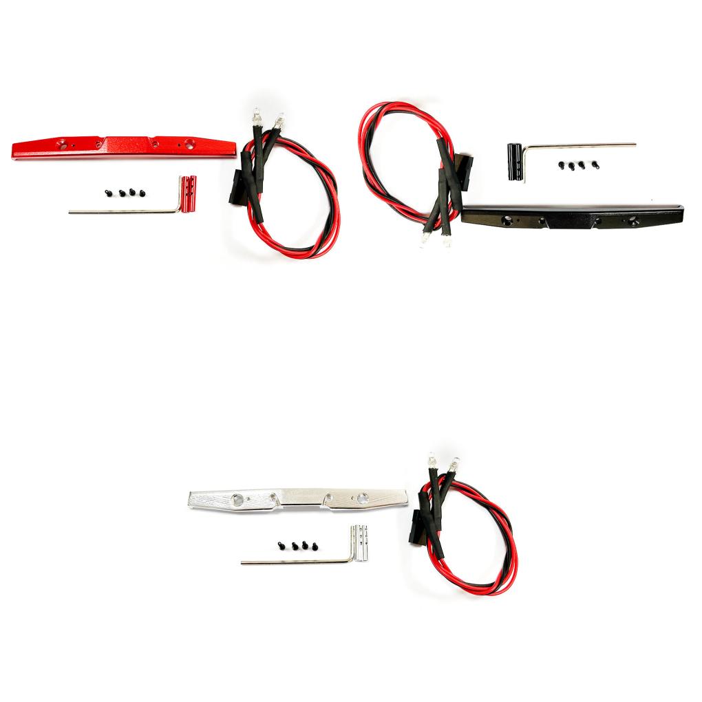 9pack/lot Front Bumper Safety Upgrade For SCX24 AXI00001 Aluminum Alloy Aluminum Alloy Front Easy