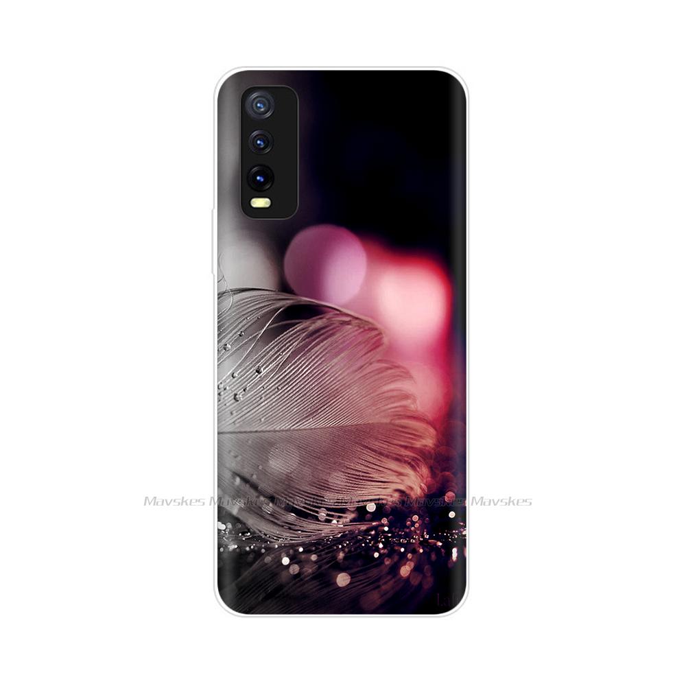 For Coque Vivo Y11s Case Soft Silicone Fundas Back Cover For Vivo Y11s V2027 V2029 Cute Phone Case For Vivo Y 11s TPU Bumper