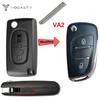 Yocasty Modified Remote Car Key Shell Flip Case For Citroen C2 C3 C4 C5 Berlingo For Peugeot 207 307 308 407 607 Hu83 Va2