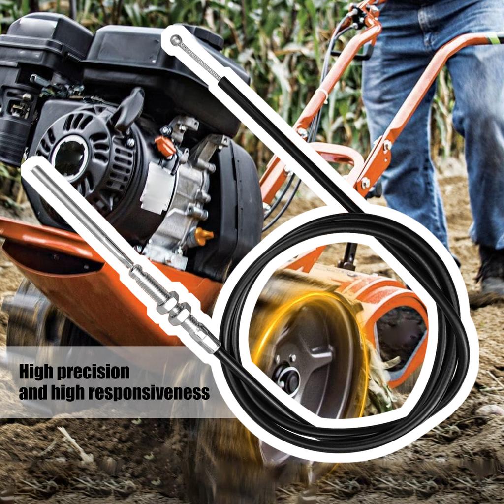 Replacement 53630 Tiller Cable For 5055 5055c 7055 7055C 6015B 6015V 6065 Rotary Tiller Durable Metal Construction