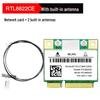 RTL8852BE Dual-Band AX1800 WiFi 6 Network Card with Bluetooth 5.2 (MINI PCIe)