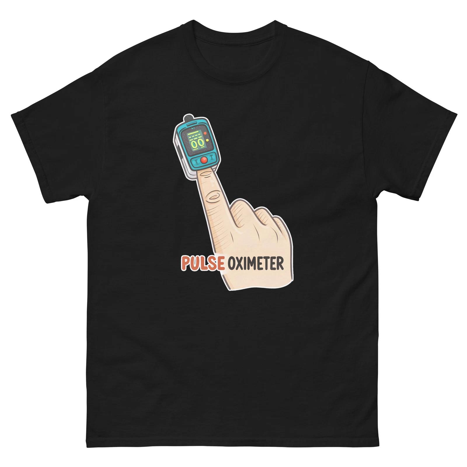 Pulse Oximeter Hospital Health Medical Safety T-Shirt L