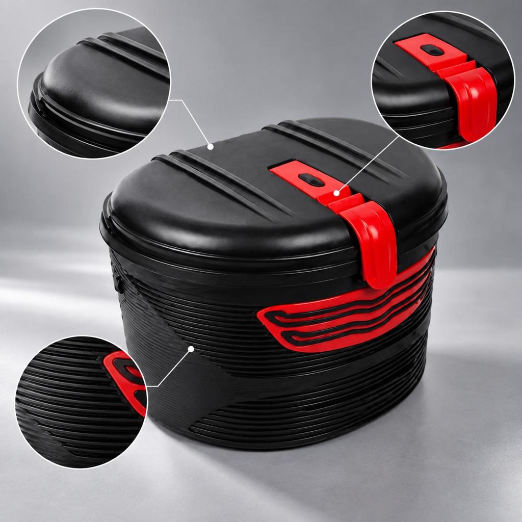 Front-Mounted Electric Bike Basket Waterproof Front