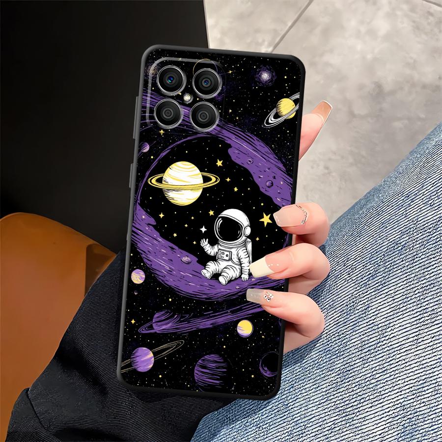 Hülle für Honor X9a X7 90 8X 70 X8 200 400 Lite X5b X6 Magic5Lite Funda Handyhülle Cartoon-Astronaut