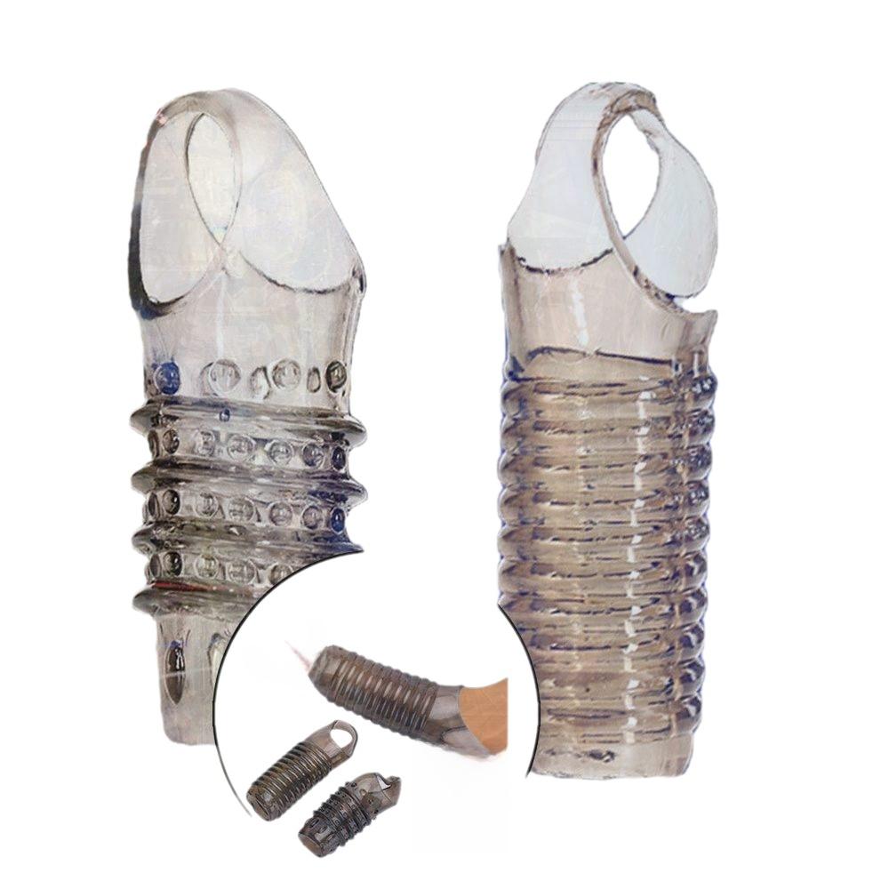 Soft Penis Ring Reusable Silicone Cock Rings Penis Enlargement Chastity Device Lock Sperm Delayed Ejaculation For Men Sex Toys