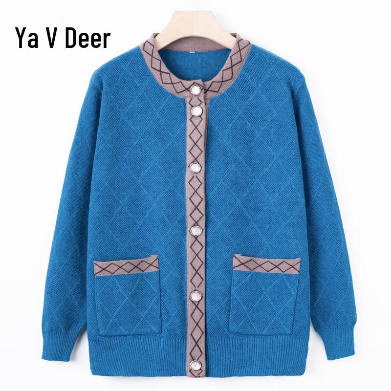 Yalu Winter V-Neck Knit Top L