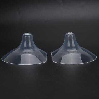 2 Stück Brustwarzenhütchen Silikon Brustwarzenschutz Baby Füttern Stillen Brustwarzenhütchen