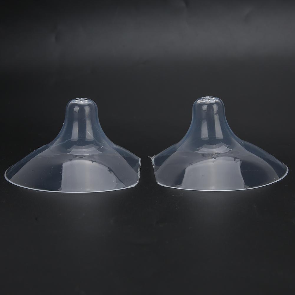 

2pcs Nipple Shield Silicone Nipple Protector Baby Feeding Breastfeeding Nipple Shield