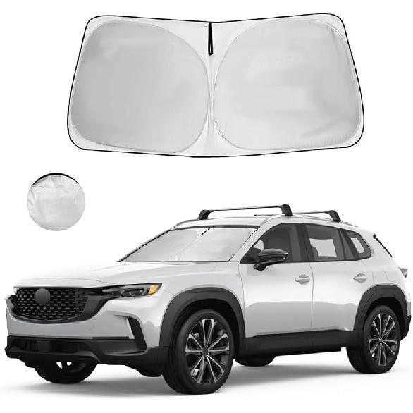 Windshield Sun Shade Fit 2025 2024   - Toyota RAV4 Prime LE Hybrid XLE XLE Premium Adventure TRD Off Road Front Window Sunshade Accessories SUV Sun