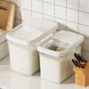 Transparent Rice Storage Box 7.5/10/12.5kg Rice Dispenser Rice Storage Container  Grain