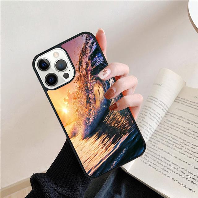 Summer beach surfboard surfing Phone Case Cover For iPhone 17 Air 15 16 Pro Max 14 13 12 11 Pro Max Plus Coque