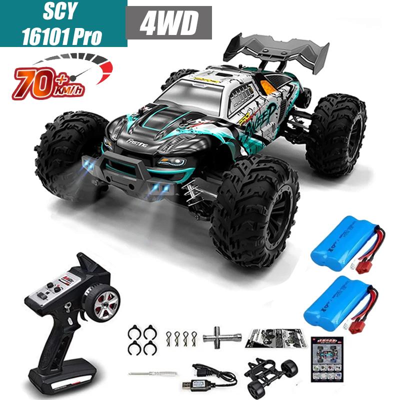Scy16101 Pro High Speed RC Car Brushless 4WD Off-Road Drift Remote Control Car 1:16 Professional Racing Cars Vs SG116MAX Wltoys