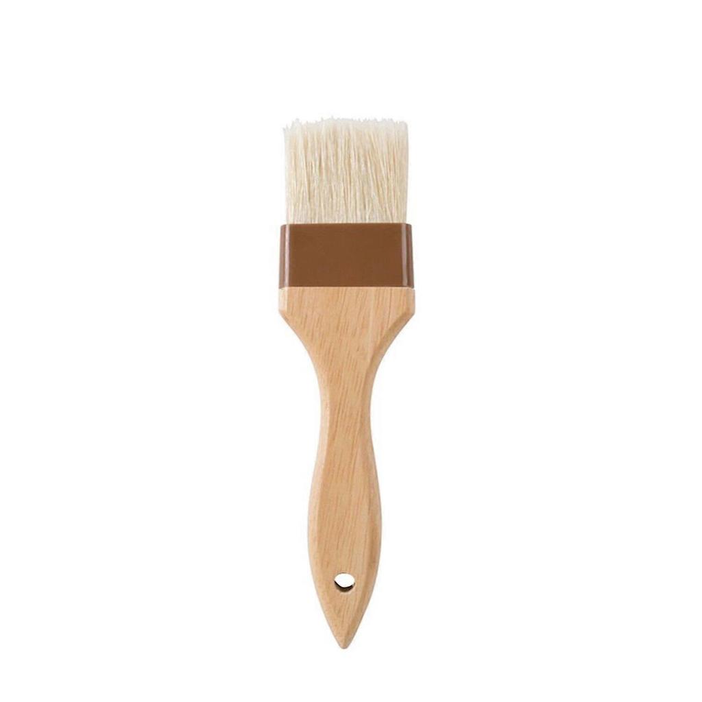 2-Inch Wide Pastry Brush with Boar Bristles and Hardwood Handle, Basting Brush