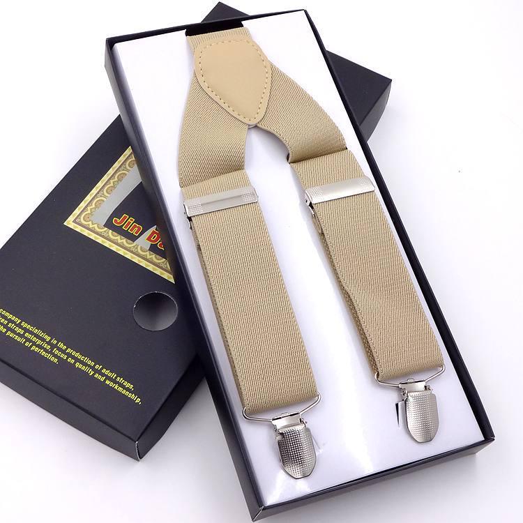 

Мужские жаккардовые подтяжки 3,5 дюйма с тремя зажимами, 3,5 x 110 см, широкая тесьма с принтом. 120cm