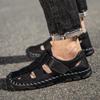 Sandali da uomo in vera pelle Sandali sportivi da esterno Scarpe casual Estate