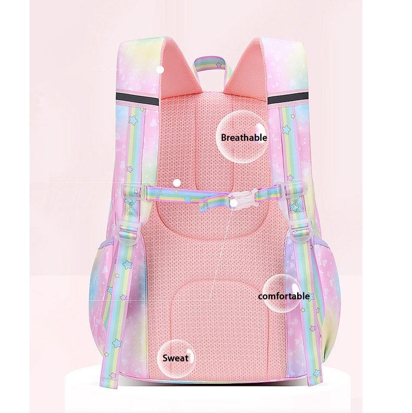 Mochilas escolares para niñas, mochilas escolares ortopédicas primarias, mochila escolar de princesa