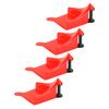 4 Pcs Tire Hose Guard Plastic Preventing Stucking Avoid Snagging Wear Resistant Tire Hose Roller for Car Wash