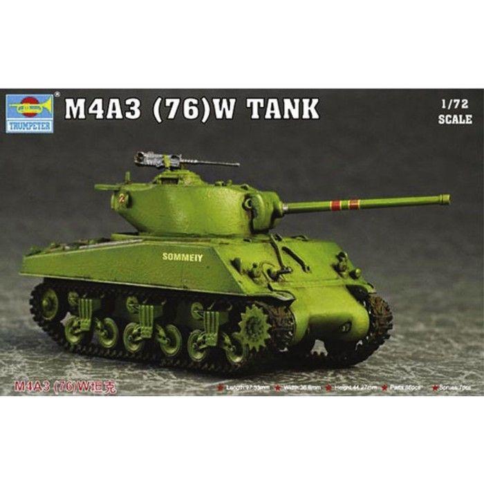 Maquette Char moyen US M4A3 76(W) Sherman