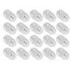 20PCS Lug Nuts Stylish Chrome Finish 12x1.5mm Radius Wheel Accessories Parts for Car Vehicle