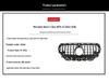 Mercedes-Benz E-Class W214 GT Silver Grille 2024-2025 Replacement
