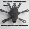 Carbon Fiber Sheet 200x250mm 3K Carbon Fiber Laminate Plate Twill Weave Panel Sheet Matte Finish For Drones Car Part