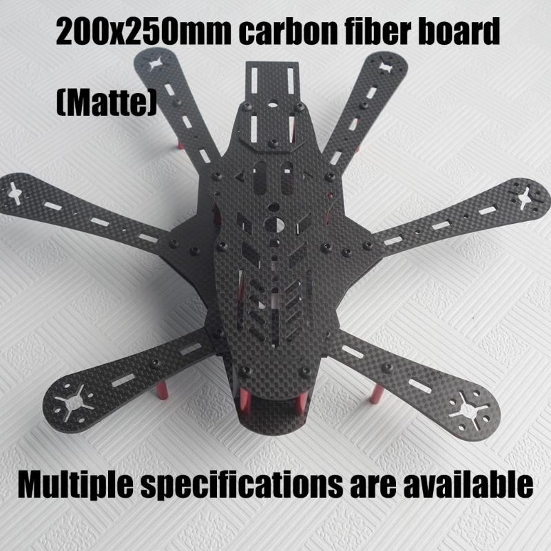 Carbon Fiber Sheet 200x250mm 3K Carbon Fiber Laminate Plate Twill Weave Panel Sheet Matte Finish For Drones Car Part