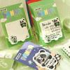 8Pcs Thickened Panda Sticky Notes 4 Model Square Memo Pad Self-Adhesive Memo  Student