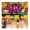 Graffiti Wallpaper Creative 3d Wallpaper Ballroom Background Decoration Mural Sports Gym Hip Hop Studio Wallpaper
