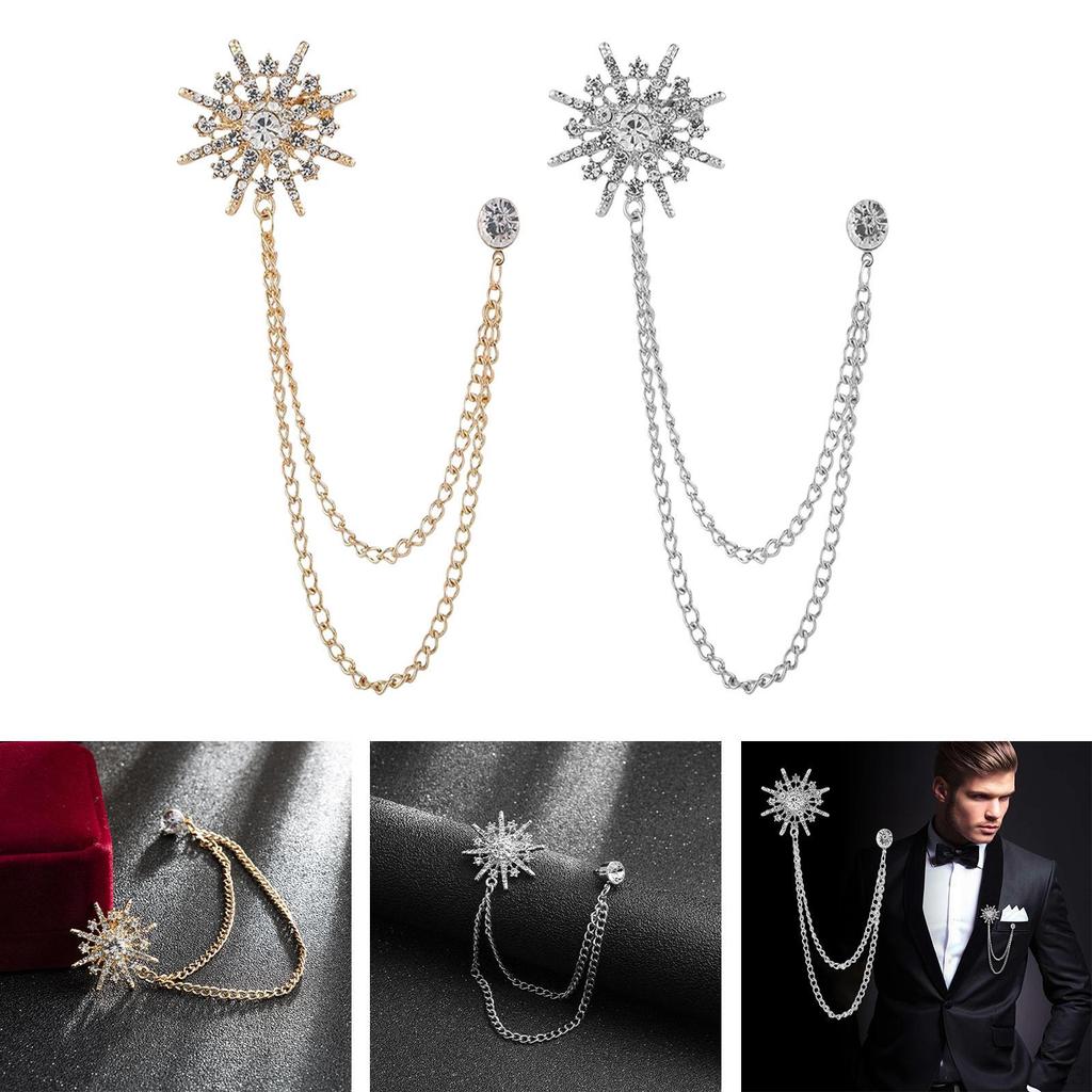 Elegant Rhinestone Brooch Pin, Dressing Decoration Gift Accessories Retro Pretty Charm Boutonniere