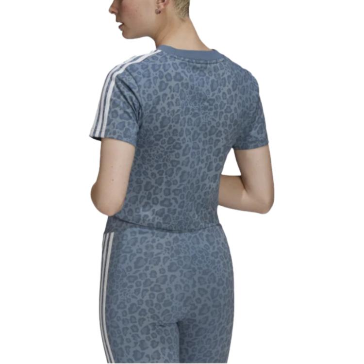 Adidas Originals T Shirt Women's Multicolor/Blue Gray HB4758