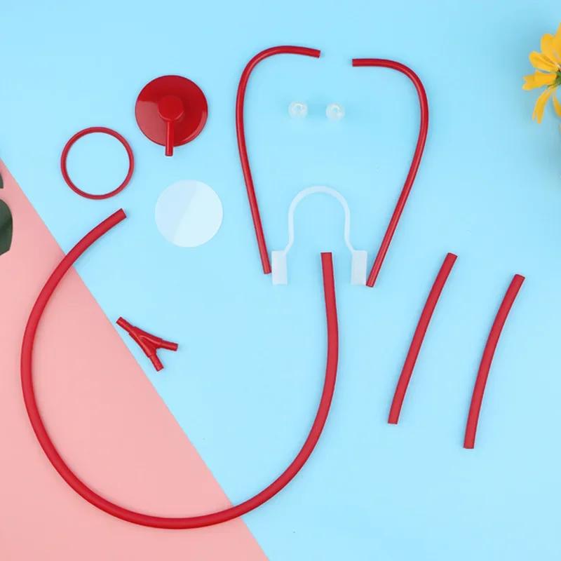 Simulation Of Children Stethoscope Over The Family Science Doctor Play Tools Baby Toys Science Experiment Teaching Aids for Kids