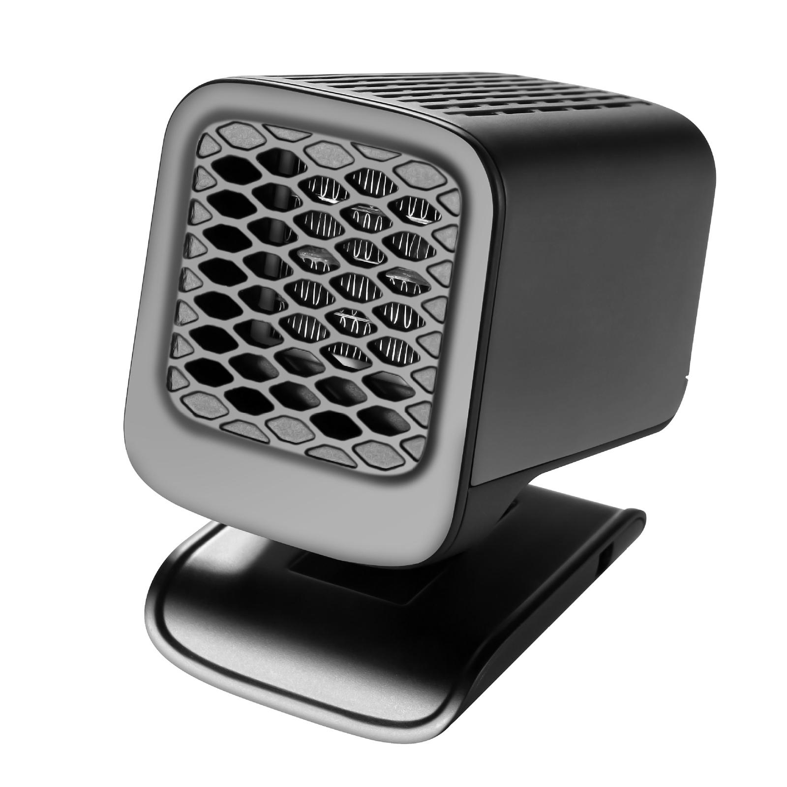 Car Heater, 120W Car Fans 2 in 1 Heating & Cooling 360 Adjustable Thermostat Fast Heating Defrost Defogger 1