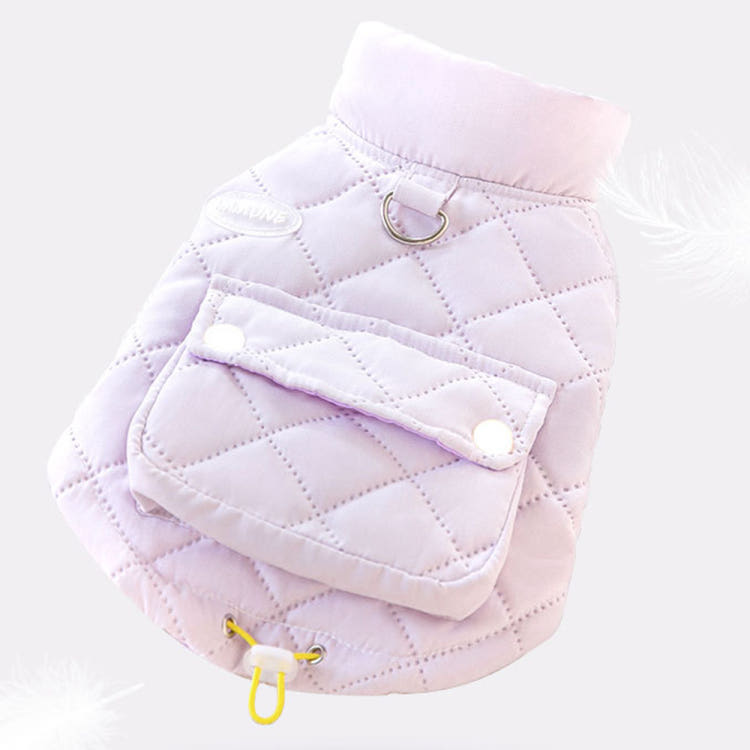 [KIMnyang_deng] Light Macaron Lightweight Padded vestCat Puppy Winter Clothes (XS-2XL)